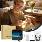 CD-speler voor auto met USB/AUX-aansluiting, externe universele cd-speler voor auto's, vrachtwagens, extra USB-verlengkabel, externe cd-drive voor laptop, pc, tv, compatibel met Android-autoradio