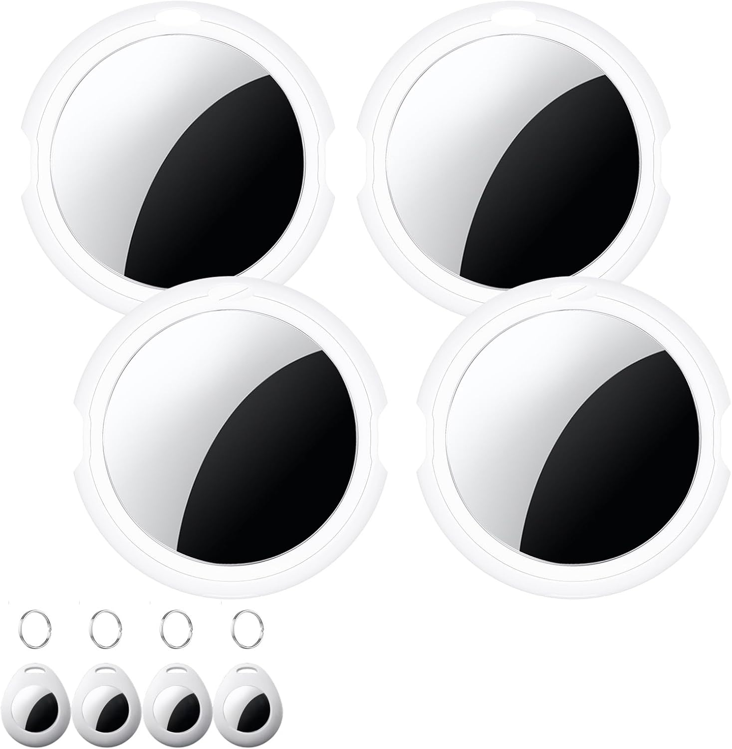 CYBERDOT Smart Air Tracker Tags - 4-Pack Bluetooth Sleutelzoeker voor Apple Zoek mijn