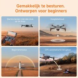 Ameta S20 GPS Drone met Camera 4K voor Kinderen en Volwassenen