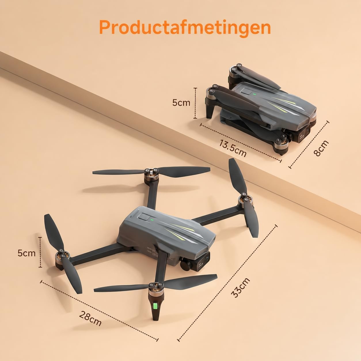 Ameta S20 GPS Drone met Camera 4K voor Kinderen en Volwassenen