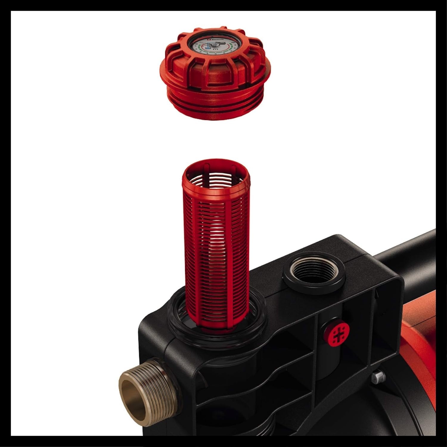 Einhell GE-GP 1246 N FS Tuinpomp - 1200 W - 4600 l/u - Rood/Zwart