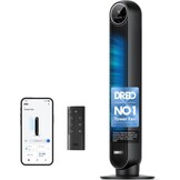 DREO Nomad One Tower Fan - Stille 36 inch Ventilator met Afstandsbediening - Zwart