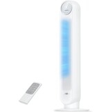 DREO Nomad One Tower Fan - Stille 36 inch Ventilator met Afstandsbediening - Zwart