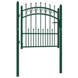 vidaXL Hekpoort EMMEN met stalen pinnen 104x97 cm groen
