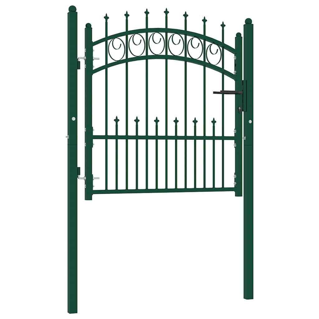 vidaXL Hekpoort EMMEN met stalen pinnen 104x97 cm groen