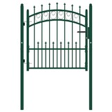 vidaXL Hekpoort EMMEN met stalen pinnen 104x97 cm groen