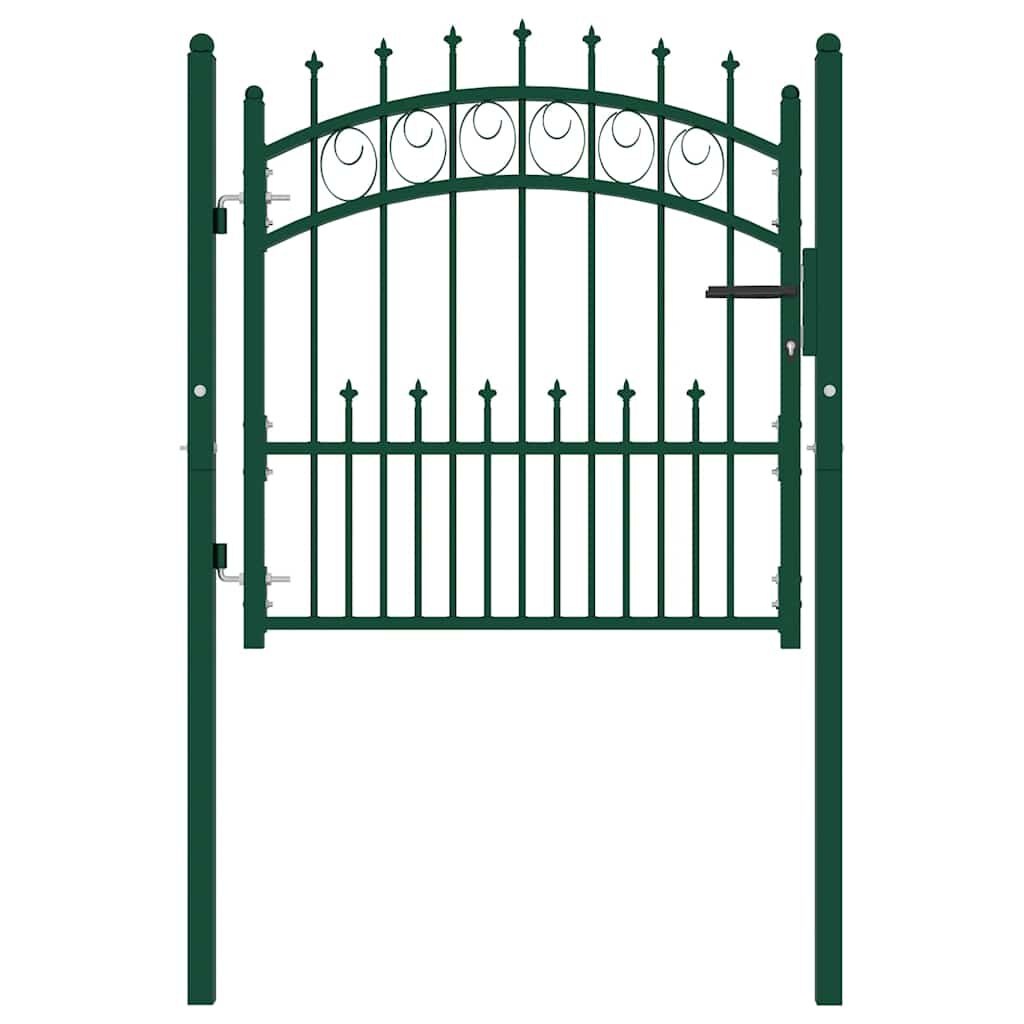 vidaXL Hekpoort EMMEN met stalen pinnen 104x97 cm groen
