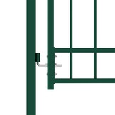 vidaXL Hekpoort EMMEN met stalen pinnen 104x97 cm groen