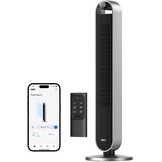 Dreo Torenventilator met Afstandsbediening van 106 cm, 1-12 uur Timer, 36W Stille Staande Ventilator met Oscillatie 120 Graden, 12 Snelheden, 4 Modi, Mobiele Ventilator voor Huis Bureau