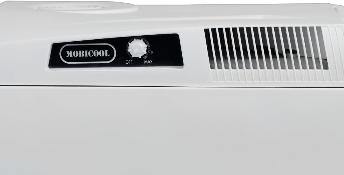 MOBICOOL ME27 elektrische koelbox 26L – 12V en 230V – Draagbare camping koelbox voor auto, vrachtwagen en outdoor gebruik – Betrouwbare koelprestaties onderweg – Blauw