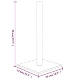 Krabpaal voor Katten 35x35x70 cm Donkergrijs - 31% Korting