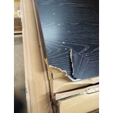 Bureau met Lade Zwart Eiken 60% Korting