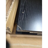 Bureau met Lade Zwart Eiken 60% Korting