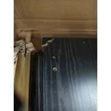 Bureau met Lade Zwart Eiken 60% Korting