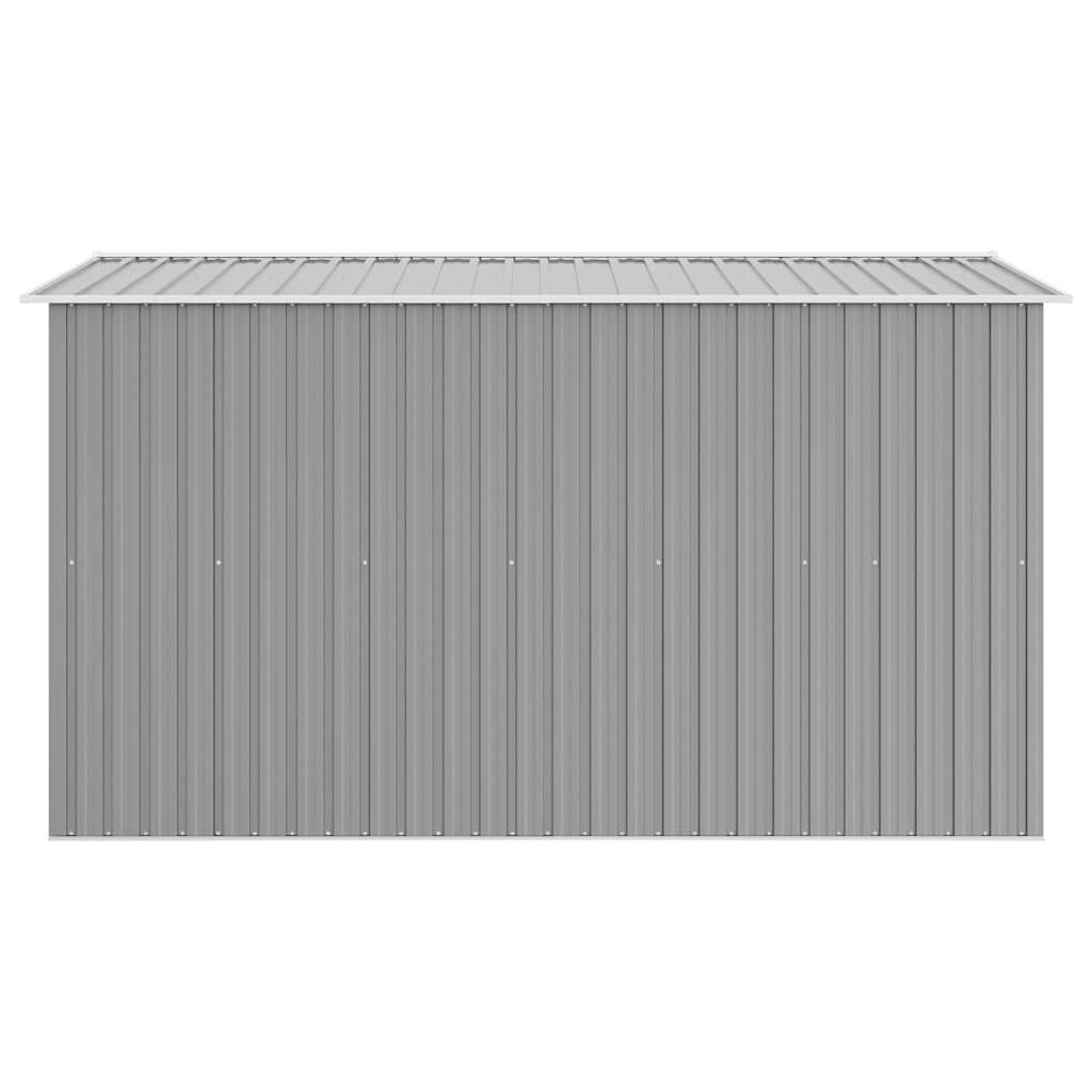vidaXL Tuinschuur Metaal Grijs 257x298x178 cm - 35% Korting