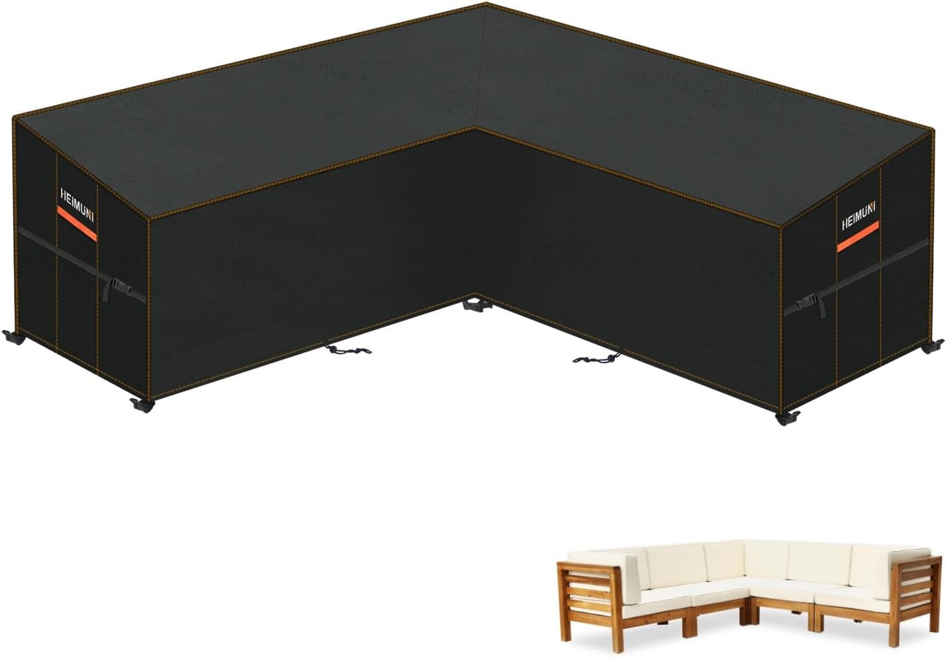 Waterdichte L-Hoes voor Loungebank - 33% Korting