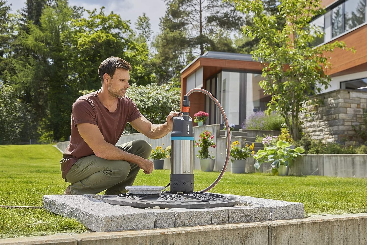 Gardena Dompelpomp RVS - 5900 l/u - Automatisch & Duurzaam