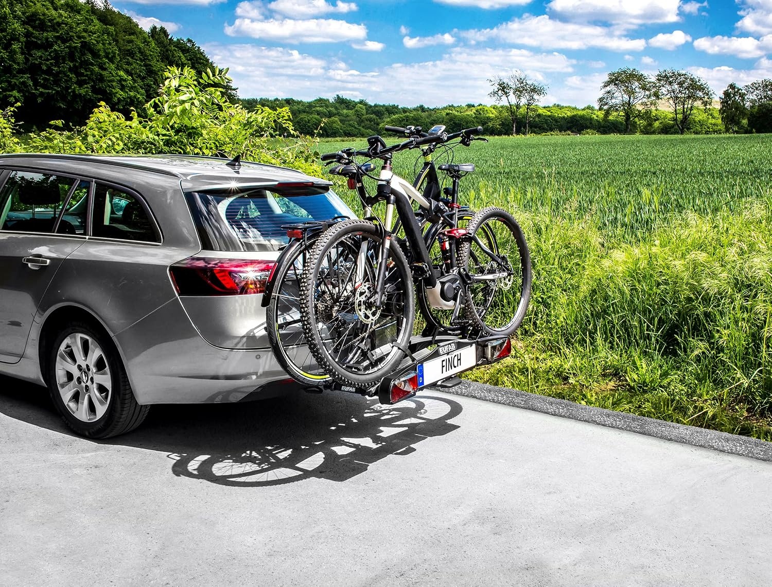 EUFAB Fietsendrager FINCH voor 2 Fietsen - 35% Korting