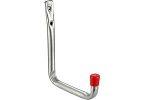 Verzinkte Wandhaak met Rubberen Kap - 30kg Belastbaar - 47% Korting
