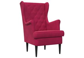 VidaXL Fauteuil Wijnrood Fluweel - 34% Korting