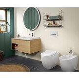 Villeroy & Boch Subway 2.0 SlimSeat closetzitting, D-vorm – Wit Alpin
