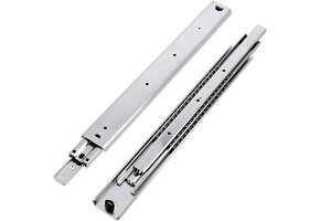 Zware Ladegeleiders 700 mm (L, Chroom) - 100 kg belastbaarheid - 32% korting