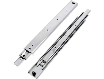 Ladegeleiders telescopische rail zijmontage 700 mm 80 kg industrieel gebruik - Maat 700mm