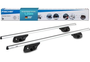 Dakdrager Aluminium 120cm Zilver/Zwart - 46% Korting