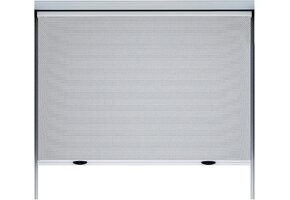 Oprolbaar Raamhor 100x100 cm Wit Aluminium - 33% Korting!