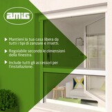 Amig - Set van 2 vaste messing scharnieren met afdekkapje - 50 x 40 mm - Model 1003 - Gepolijste lakafwerking - Rechte rand - Gelamineerd profiel - Eenvoudige installatie en gebruik - Doe-het-zelf - Maat 100 x 100 cm