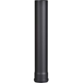 FIREFIX R80/5 pelletkachelbuis van 1,2 mm dik staal met een diameter van 80 mm, voor pelletkachels en pellethaarden, Senotherm, zwart, 500 mm lang