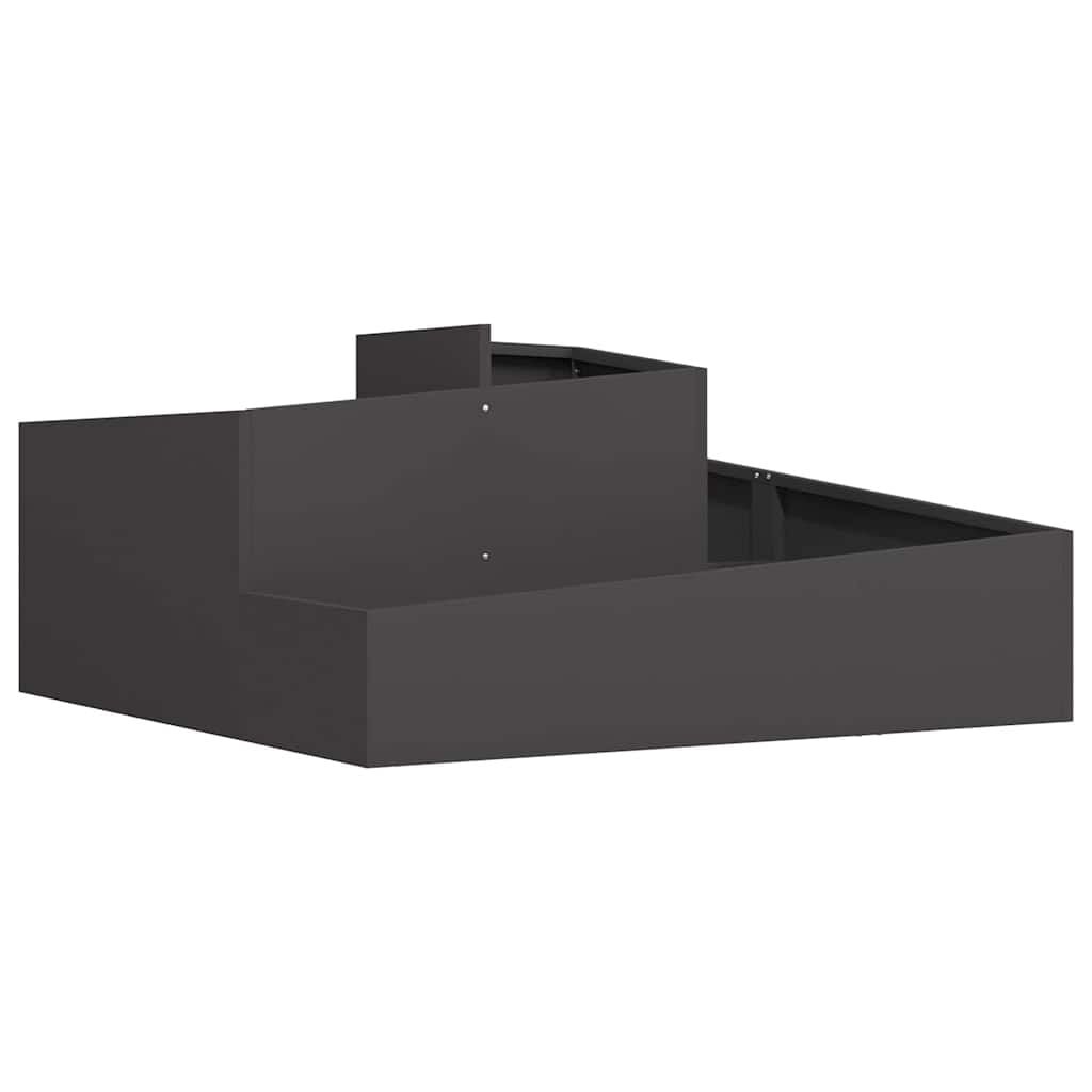 Plantenbak Zwart Koudgewalst Staal 100x100x50cm - 46% Korting