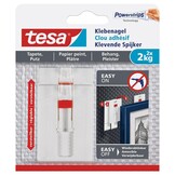 tesa Lijmspijkers Behang en Pleisterwerk - Verstelbaar - 2 kg - 2 Spijkers - Maat 2x 2,0kg