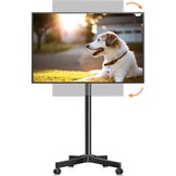 XINLEI Verrijdbare TV Standaard 13-50 inch - Draaibaar en Kantelbaar - Zwart