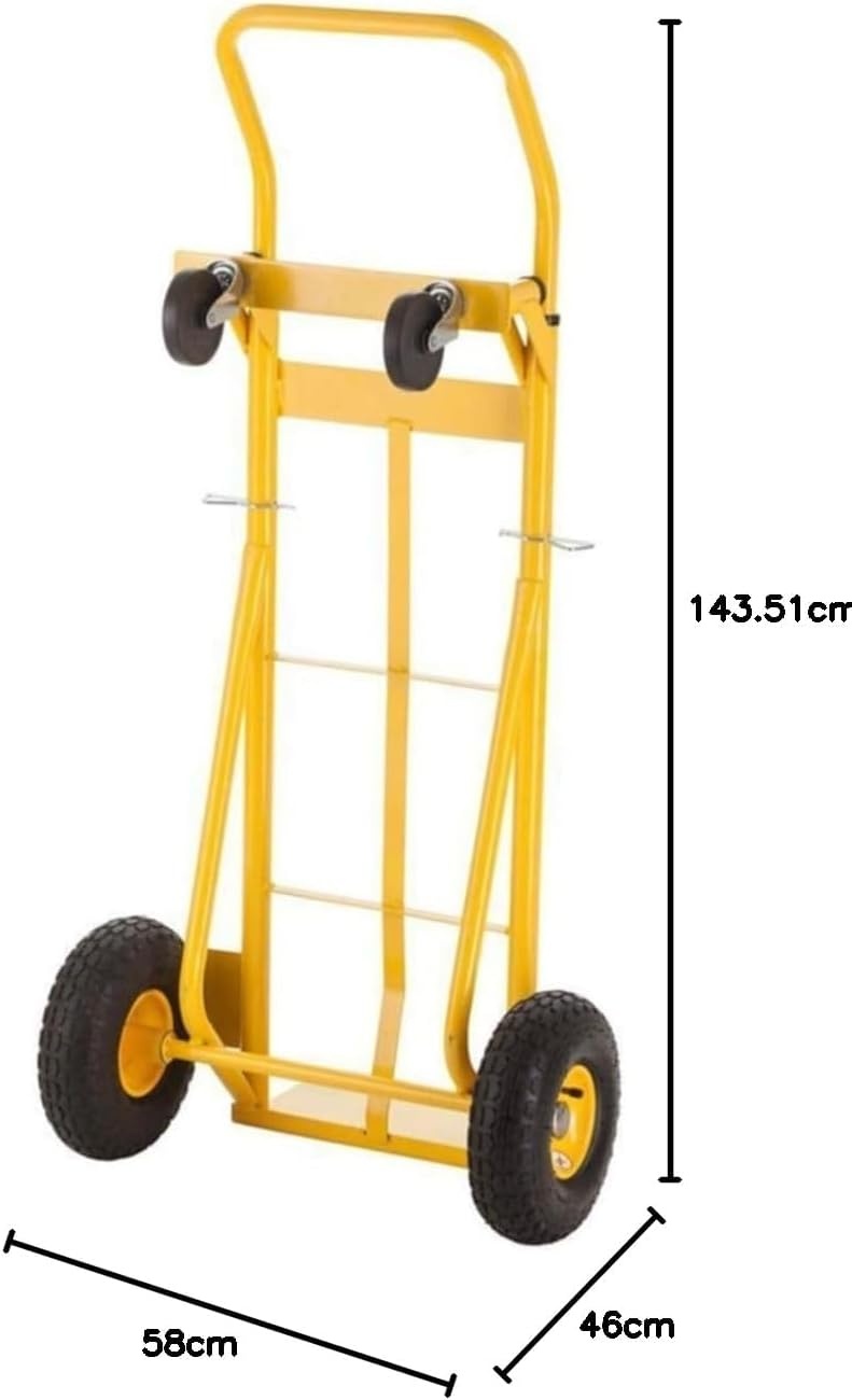 STANLEY Multifunctionele opvouwbare steekwagen en transportwagen, draagkracht 200/150 kg, SXWTD-MT519, staal - Maat SXWTD-MT519