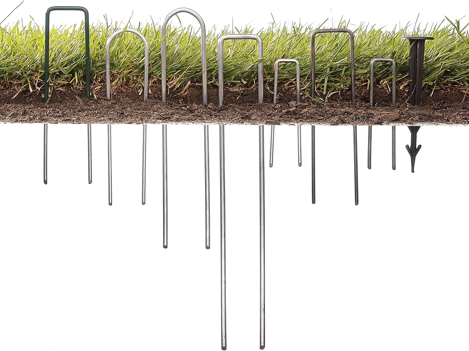 GardenMate Grondpennen 150 mm - Verzinkt staal - 500 stuks