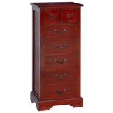 vidaXL Ladekast 7-Lade Bruin 45 x 35 x 100,5 cm Massief Mahoniehout