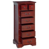 vidaXL Ladekast 7-Lade Bruin 45 x 35 x 100,5 cm Massief Mahoniehout