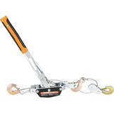 VEVOR Come Along Lier, 5 Ton (11 lbs) trekkracht capaciteit, 3,5 m stalen kabel, 3 haken, Heavy Duty Ratchet Power Puller Tool met dubbele versnellingen, Automotive Hijstoestel kabel trekker ideaal