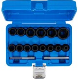 BGS 5269 | Spiraalprofiel-dopsleutelset/schroefuitdraaier | 12,5 mm (1/2") | 8-27 mm | 16-dlg