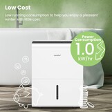 Comfee MDDP-50DEN7 Luchtontvochtiger 50 Liter per dag - Wit