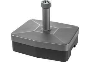 Parasolvoet | 40 kg PE | Met wielen | Antracietgrijs/Zwart | 56% Korting