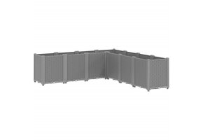 Plantenbak Polypropeen Lichtgrijs 160x160x53 cm - 35% Korting