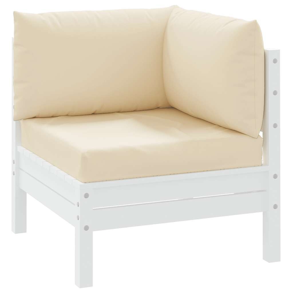 vidaXL Palletkussens Set 3 stuks Oxford Stof Beige - 34% Korting