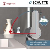 Keukenkraan met uittrekbare douche, chroom - 34% korting!