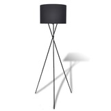 Vloerlamp Zwart met Kap - 52% Korting