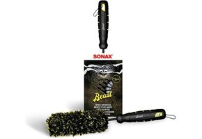 Velgenborstel Beast Edition Geel Zwart S - Krasvrij Reinigen met 38% Korting