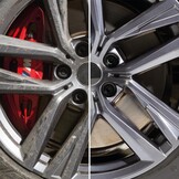 Velgenborstel Beast Edition Geel Zwart S - Krasvrije Velgenreiniging - 26% Korting
