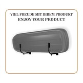Dakkoffer Wandhouder Zwart - 33% Korting