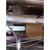 Meisjesfiets 24 inch wit met roze - 59% korting!